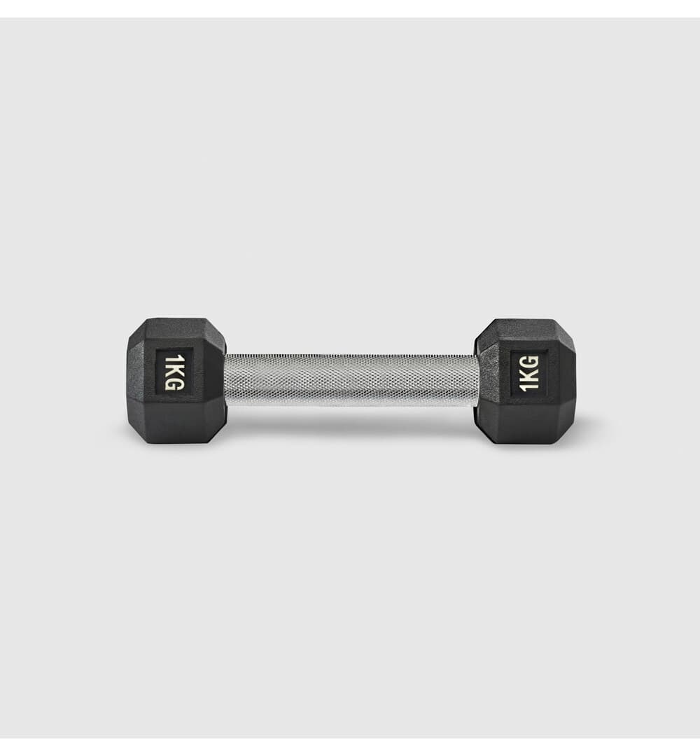 Premium Rubber Hex Dumbbell